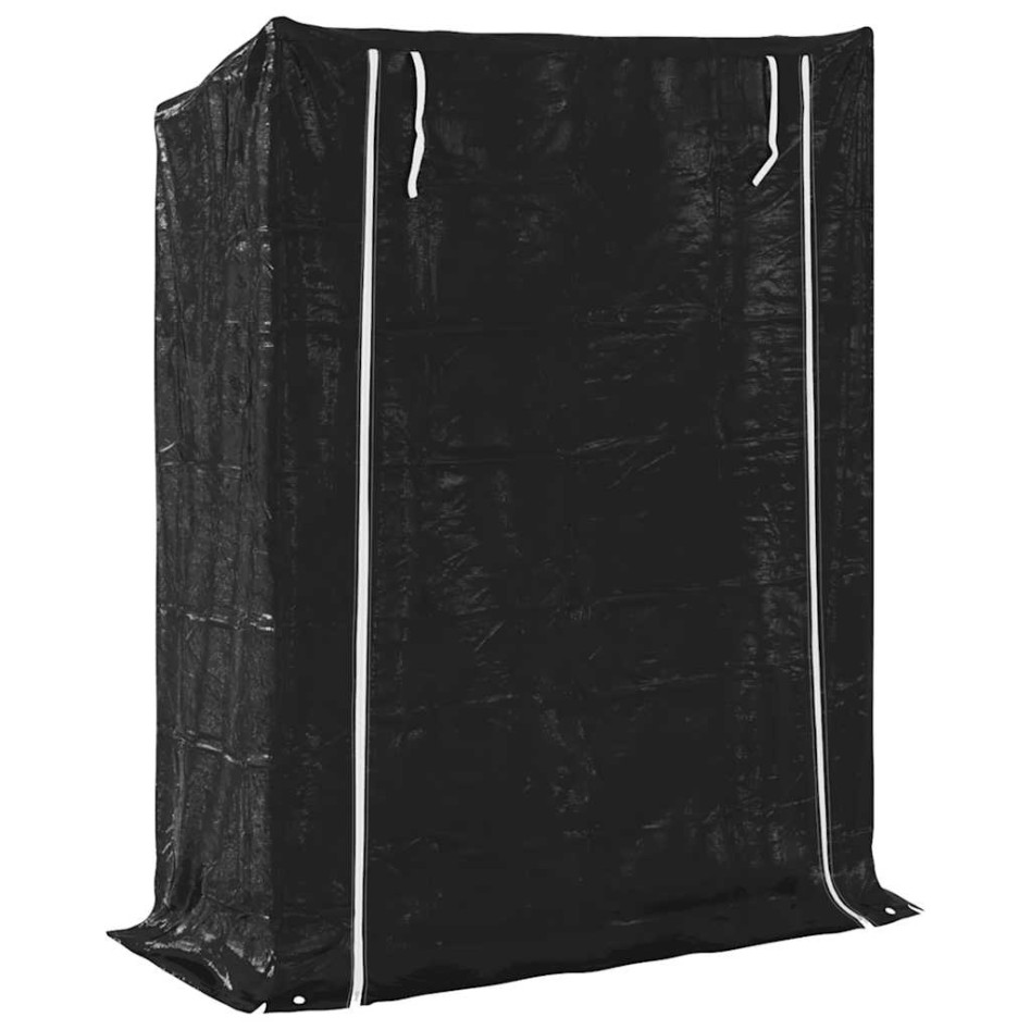 Leñero con protector de lluvia 150x60x200 cm acero