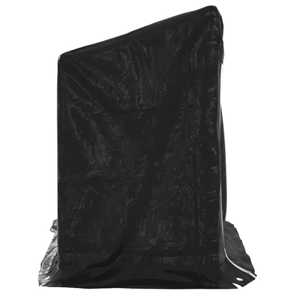 Leñero cubierta lluvia 200,5x60,5x110,5 cm acero