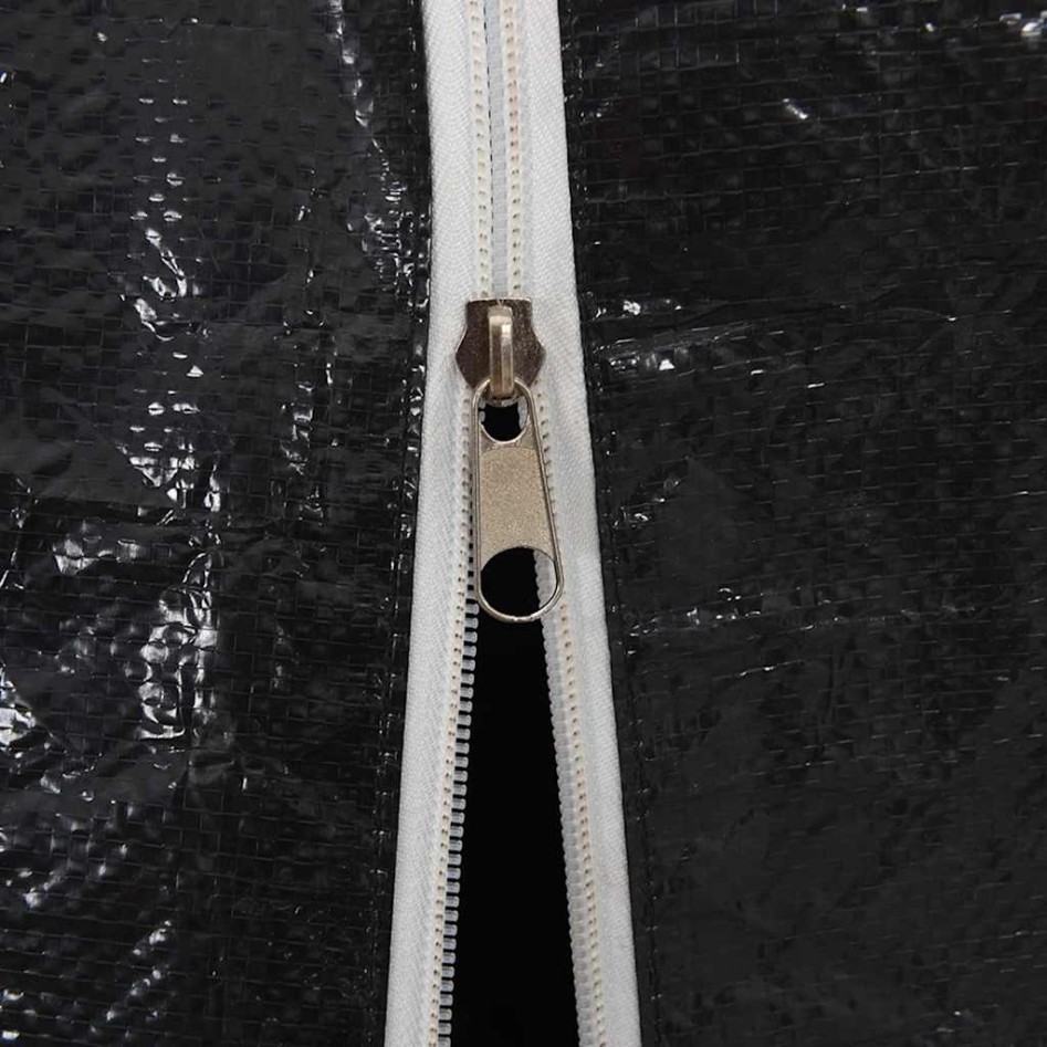 Leñero cubierta lluvia 200,5x60,5x110,5 cm acero