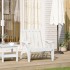 Silla adirondack de jardín madera maciza pino blanco