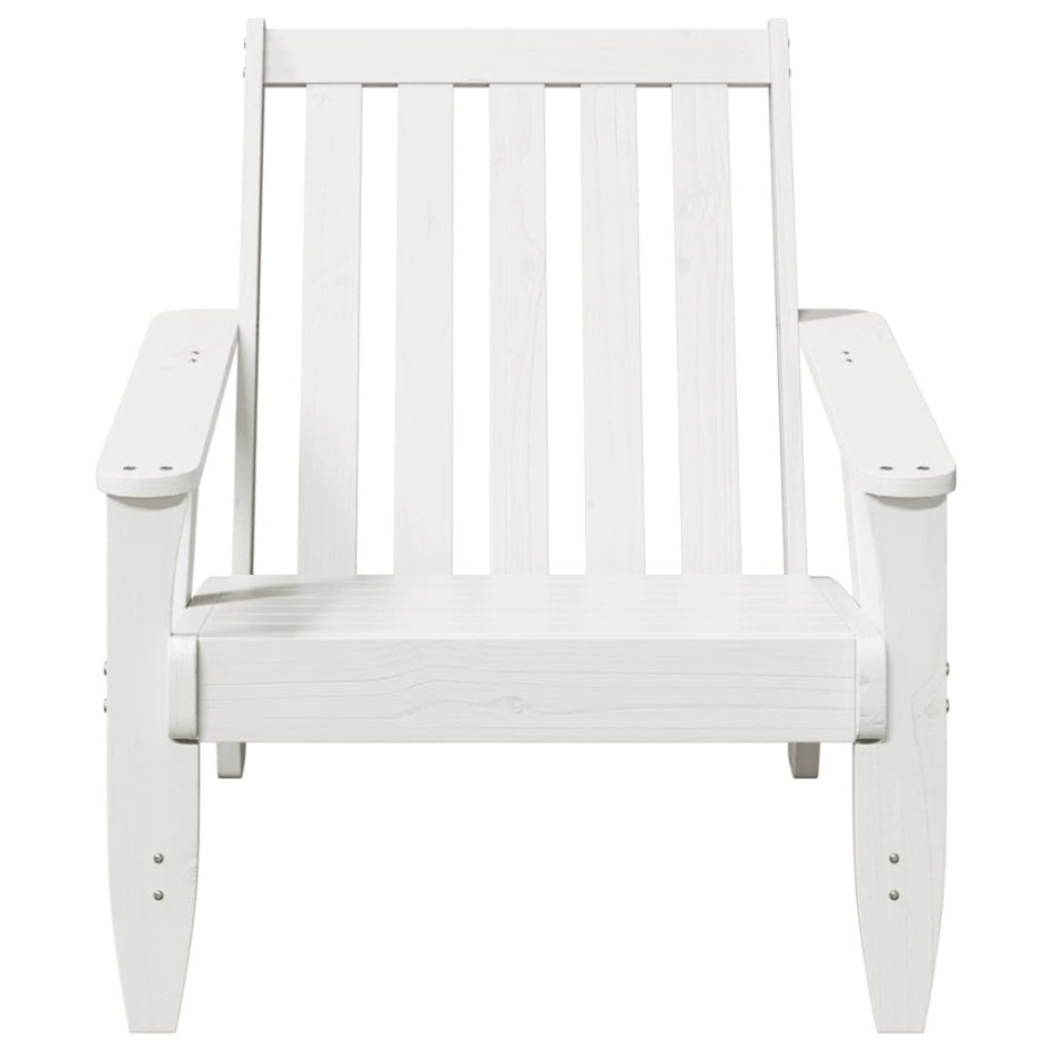Silla adirondack de jardín madera maciza pino blanco