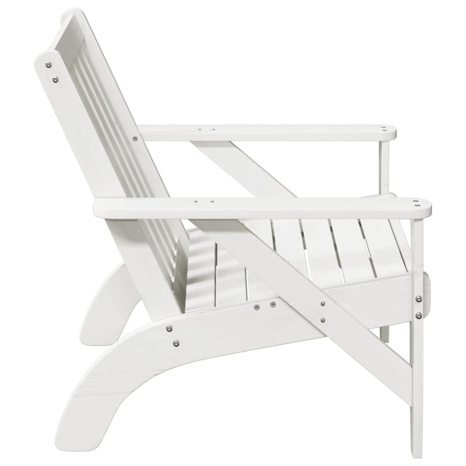 Silla adirondack de jardín madera maciza pino blanco