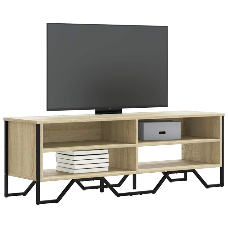 Mueble de TV madera de ingeniería roble Sonoma 122x34x41
