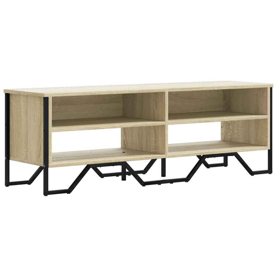 Mueble de TV madera de ingeniería roble Sonoma 122x34x41
