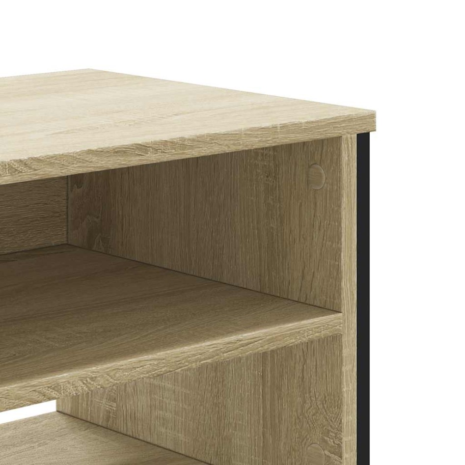 Mueble de TV madera de ingeniería roble Sonoma 122x34x41
