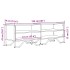 Mueble de TV madera de ingeniería roble Sonoma 122x34x41