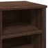 Zapatero de madera de ingeniería roble ahumado 90x38x61,5