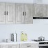Armario de pared cocina Porto madera ingeniería gris