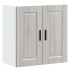 Armario de pared de cocina Porto gris sonoma madera