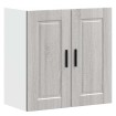 Armario de pared de cocina Porto gris sonoma madera ingeniería