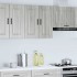 Armario de pared de cocina Porto gris sonoma madera
