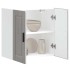 Armario de pared de cocina Porto gris sonoma madera