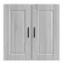 Armario de pared de cocina Porto gris sonoma madera