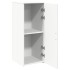 Armario de madera de ingeniería blanco 40x45x103,5