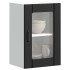 Armario pared cocina puerta de cristal Lucca
