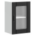 Armario pared cocina puerta de cristal Lucca