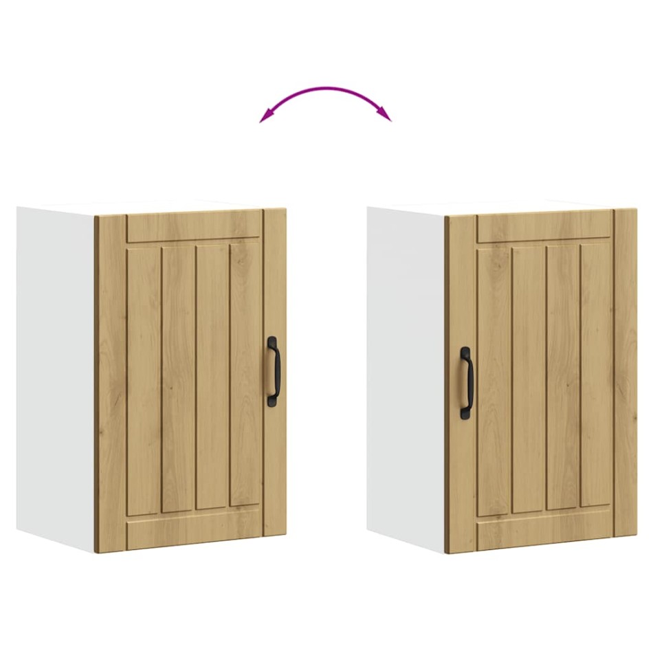 Armario de pared de cocina Lucca roble