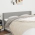 Cabecero de tela gris claro 203x16x78/88