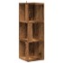 Mueble esquina madera contrachapada madera antigua 33x33x100