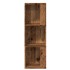 Mueble esquina madera contrachapada madera antigua 33x33x100