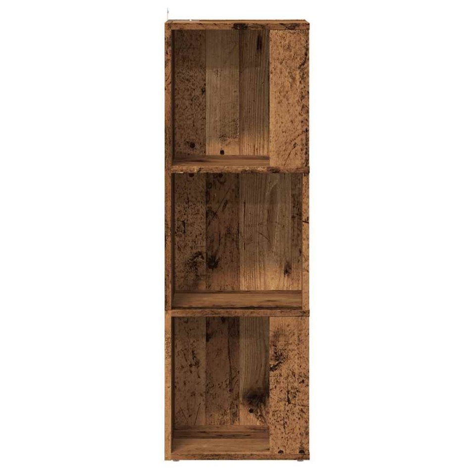 Mueble esquina madera contrachapada madera antigua 33x33x100