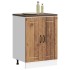Mueble bajo fregadero Lucca madera contrachapada madera