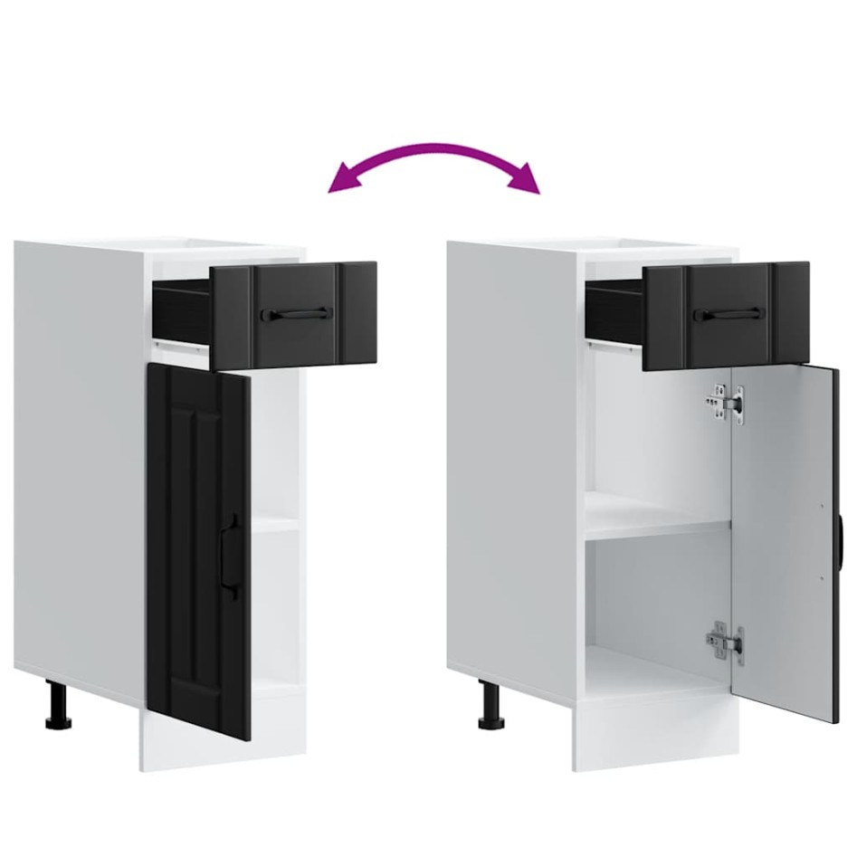 Mueble bajo de cocina Lucca madera ingeniería