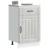Mueble bajo de cocina Lucca madera contrachapada gris