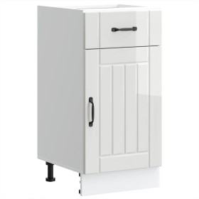 Mueble bajo de cocina Lucca blanca de alto
