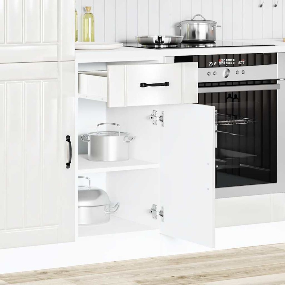Mueble bajo de cocina Lucca blanca de alto
