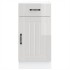 Mueble bajo de cocina Lucca blanca de alto