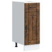 Mueble bajo de cocina Lucca roble ahumado