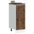 Mueble bajo de cocina Lucca roble