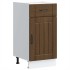 Mueble bajo de cocina Lucca roble