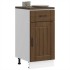 Mueble bajo de cocina Lucca roble
