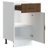Mueble bajo de cocina Lucca roble