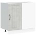 Mueble bajo fregadero Lucca madera