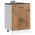 Mueble bajo de cocina Lucca madera