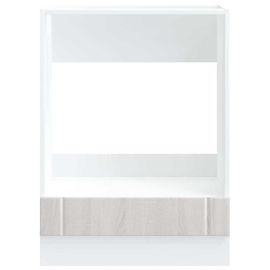 Armario de horno Lucca madera contrachapada sonoma