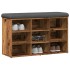 Banco zapatero madera de ingeniería madera vieja 82x32x50