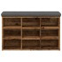 Banco zapatero madera de ingeniería madera vieja 82x32x50