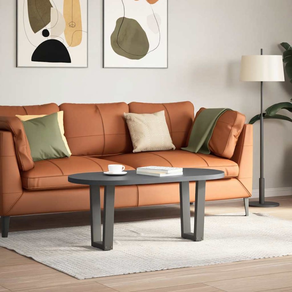 Patas para mesa de comedor en forma de V 2 uds antracita