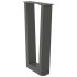 Patas para mesa de comedor en forma de V 2 uds antracita