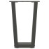 Patas para mesa de comedor en forma de V 2 uds antracita