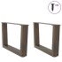 Patas para mesa de comedor en forma de V 2 uds acero