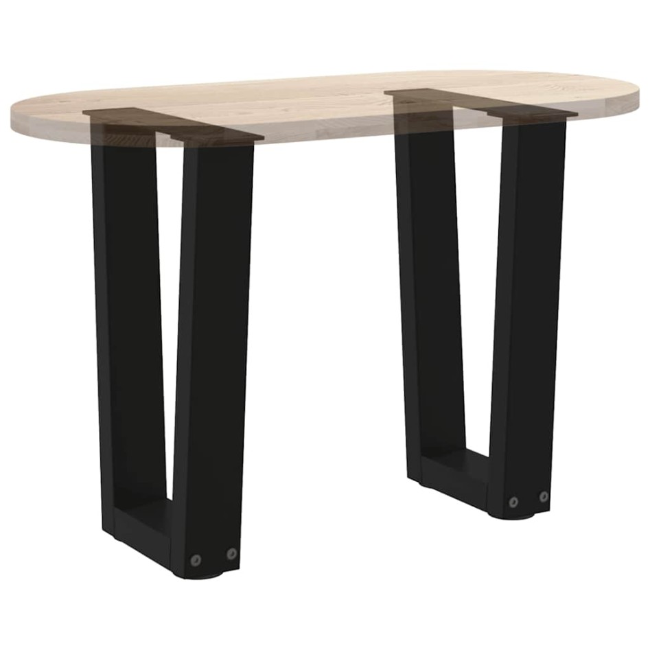 Patas para mesa de comedor en forma de V 2 uds acero