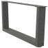 Patas para mesa comedor forma V 2 uds antracita 70x(30-31,3)
