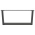Patas para mesa comedor forma V 2 uds antracita 70x(30-31,3)