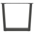 Patas para mesa de comedor en forma de V 2 uds antracita
