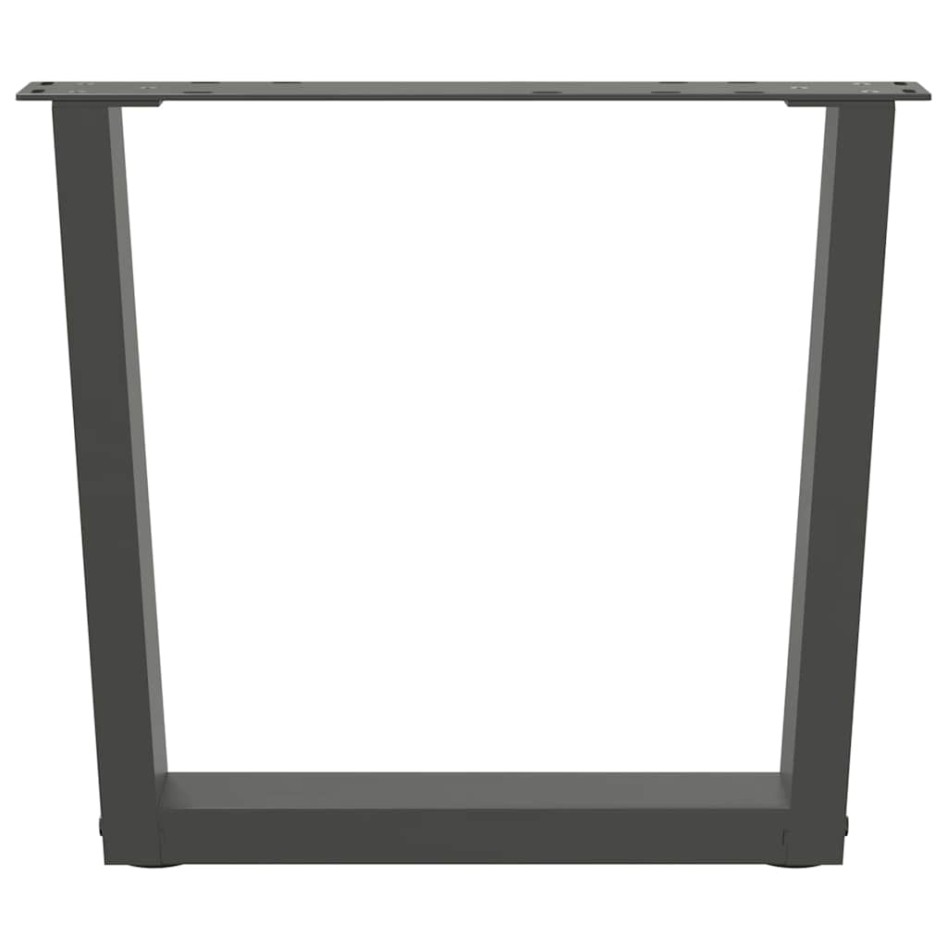 Patas para mesa de comedor en forma de V 2 uds antracita